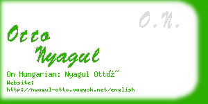 otto nyagul business card